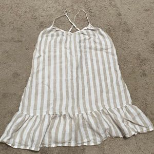 Vineyard Vines Linen Cross Back Coverup Medium